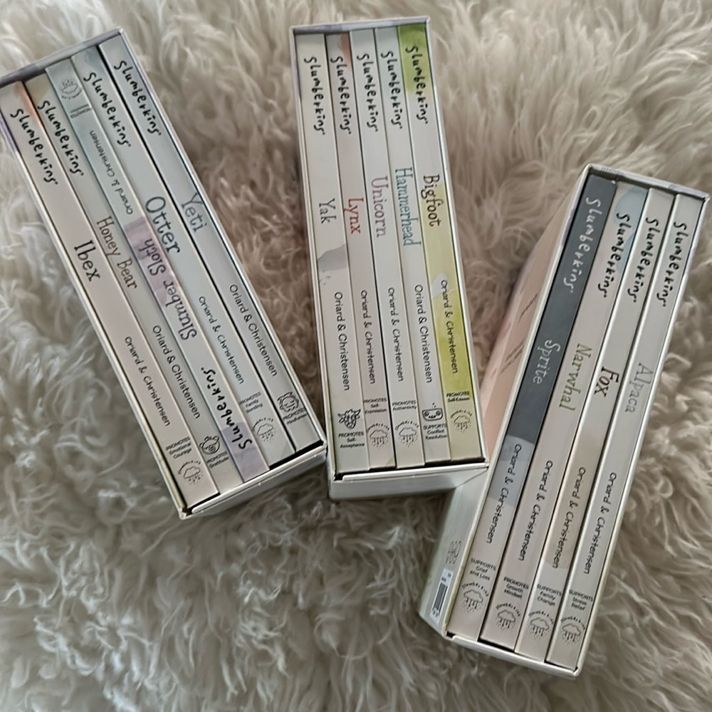 Slumberkins Books (3 boxed sets—15 books total)